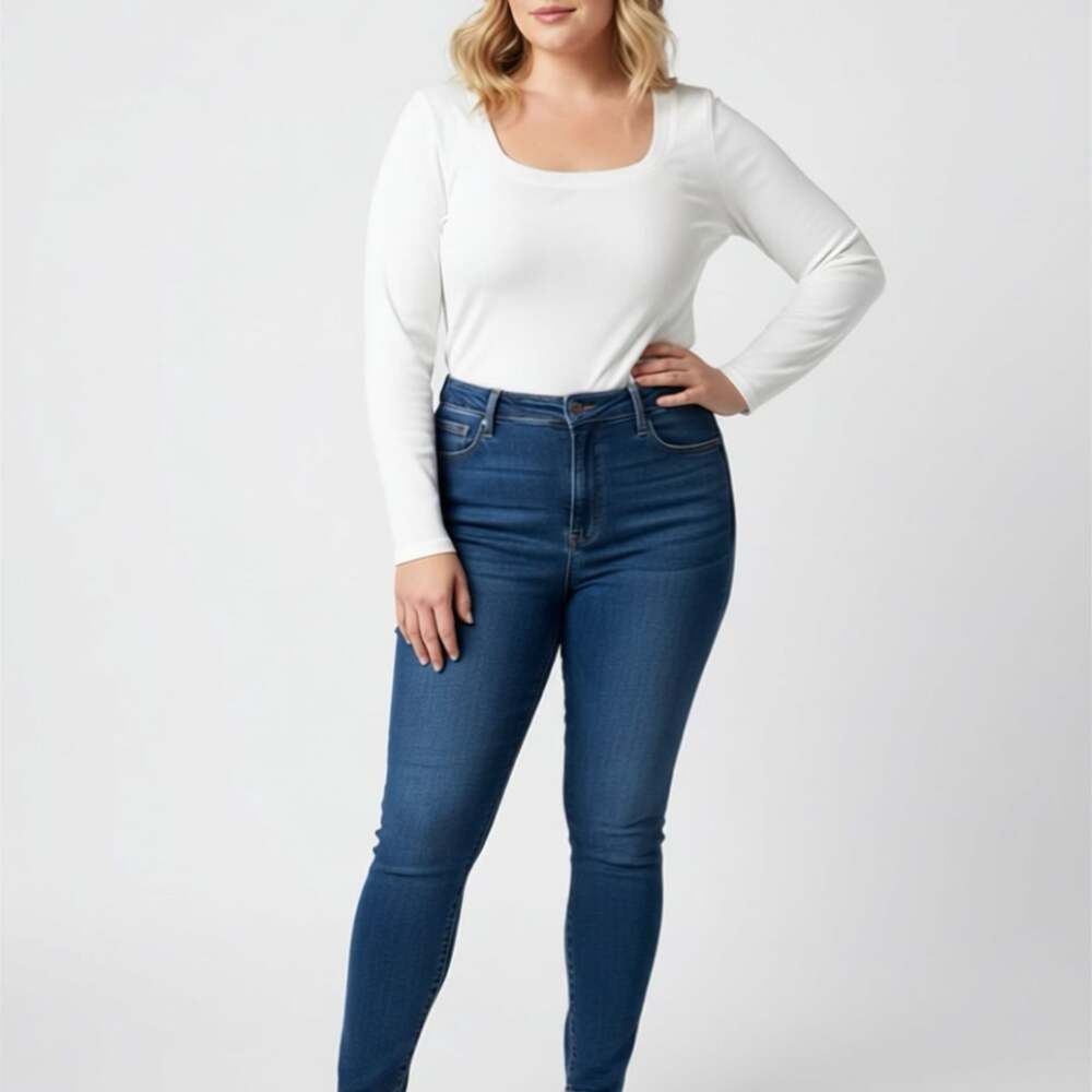 Chic Me Long Sleeve Top - White
